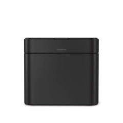 58L dual compartment rectangular sensor bin with voice and motion control + compost caddy