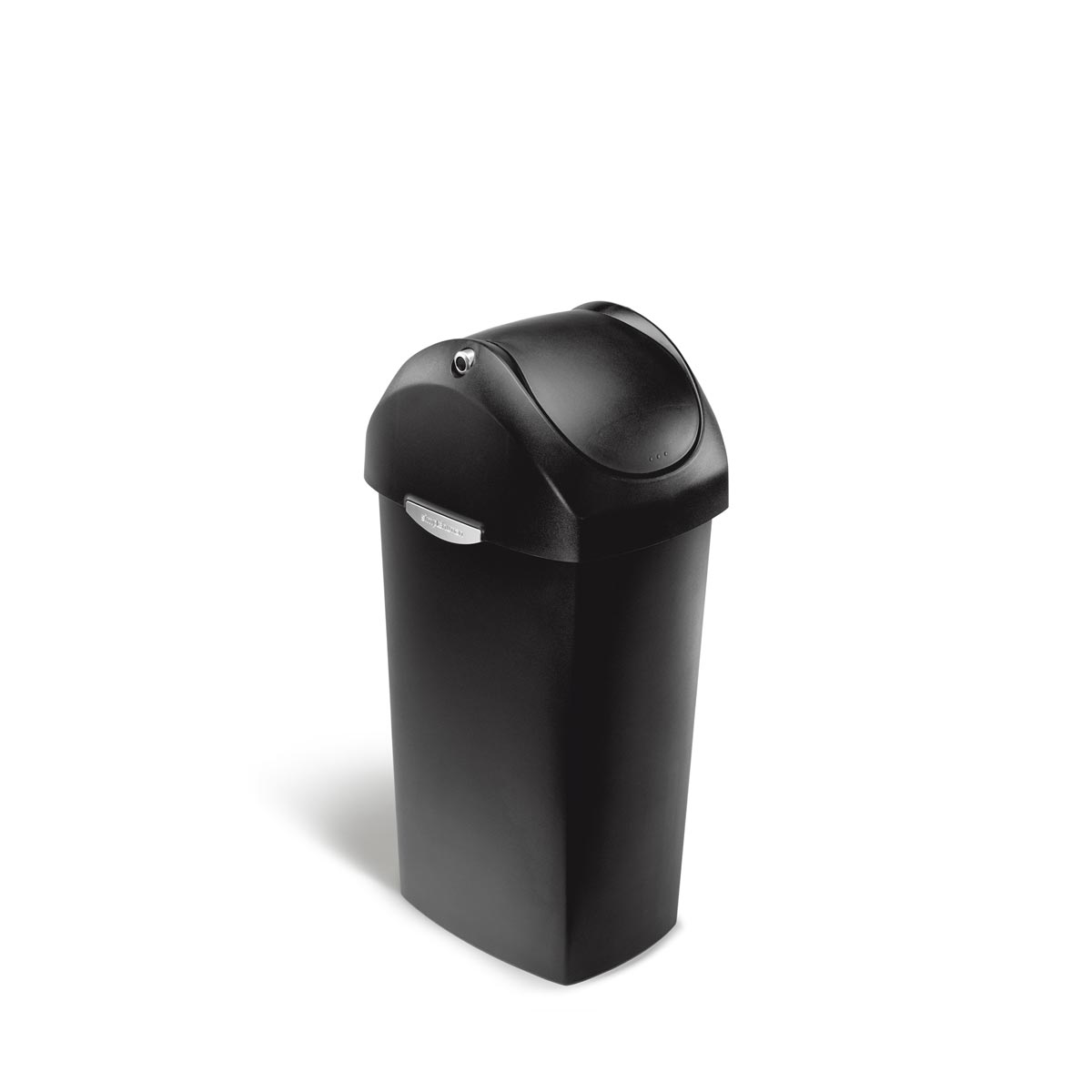 40L swing lid plastic bin product support