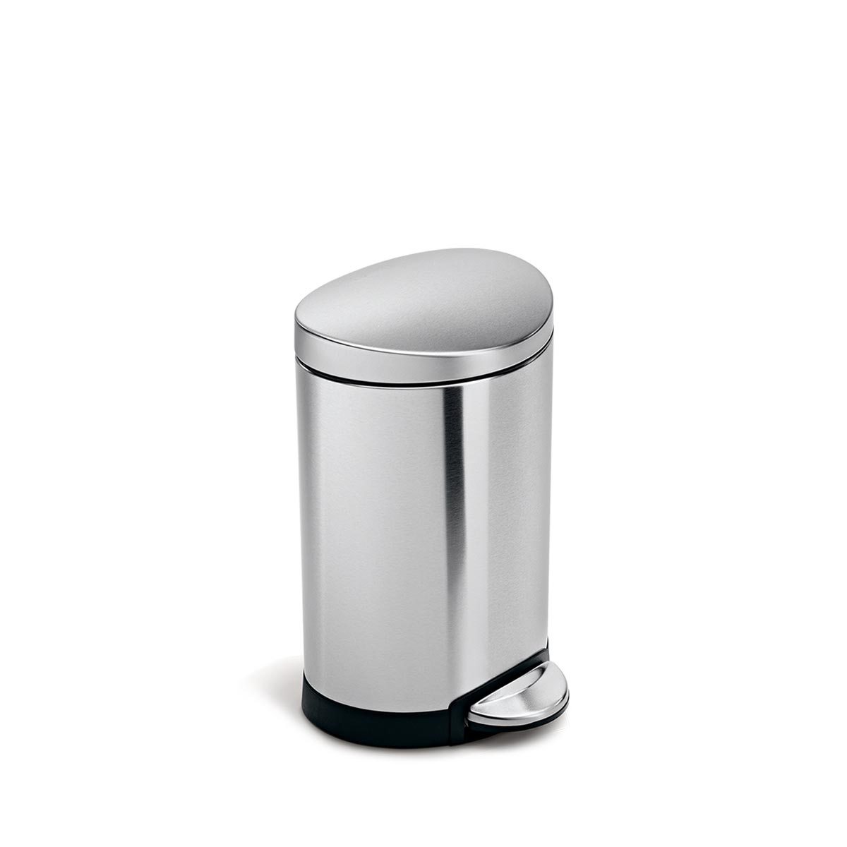 simplehuman 6L semi-round pedal bin 