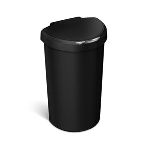 simplehuman 40L semi-round plastic sensor bin 