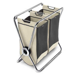 simplehuman double x-frame laundry hamper 