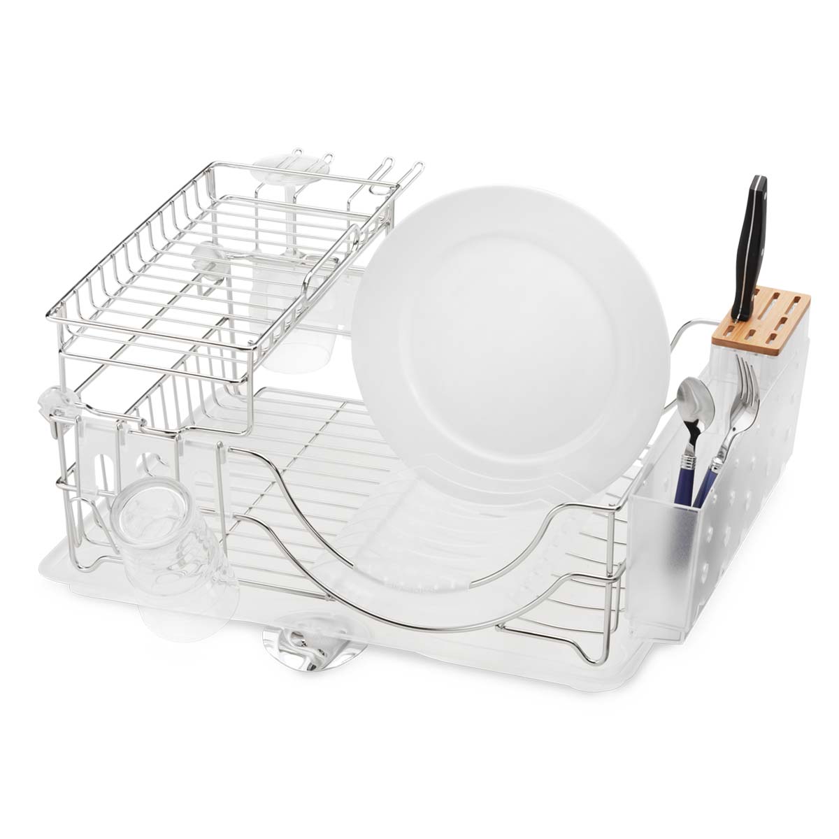 simplehuman flip-top dishrack 