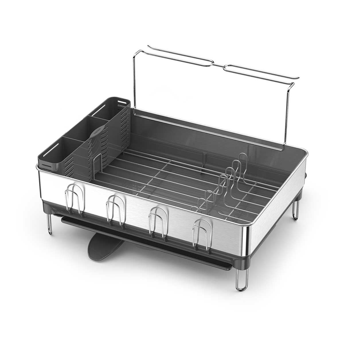 simplehuman steel frame dishrack 