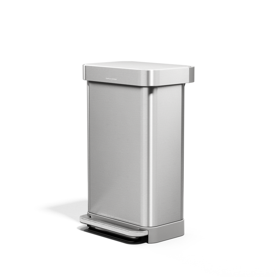 45L Rectangular Step Can with Liner Pocket
