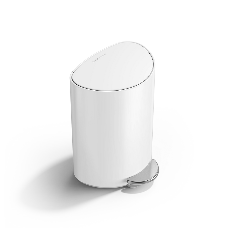 6L semi-round pedal bin