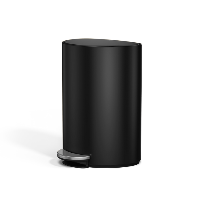 6L semi-round pedal bin