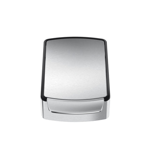 lid, brushed stainless steel [SKU:pd6108]