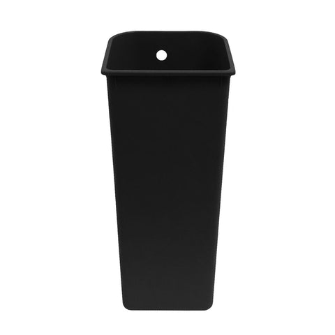 20L black plastic bucket [SKU:pd6110]