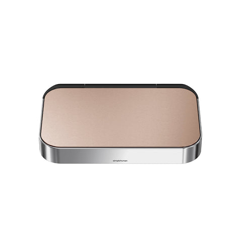 lid with liner rim, rose gold stainless steel [SKU:pd6167]