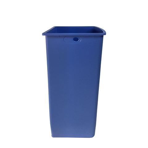 blue recycling bucket 