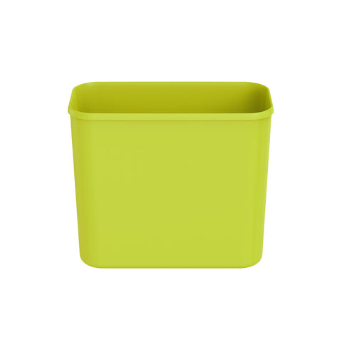 4L compost caddy inner bucket, green plastic 