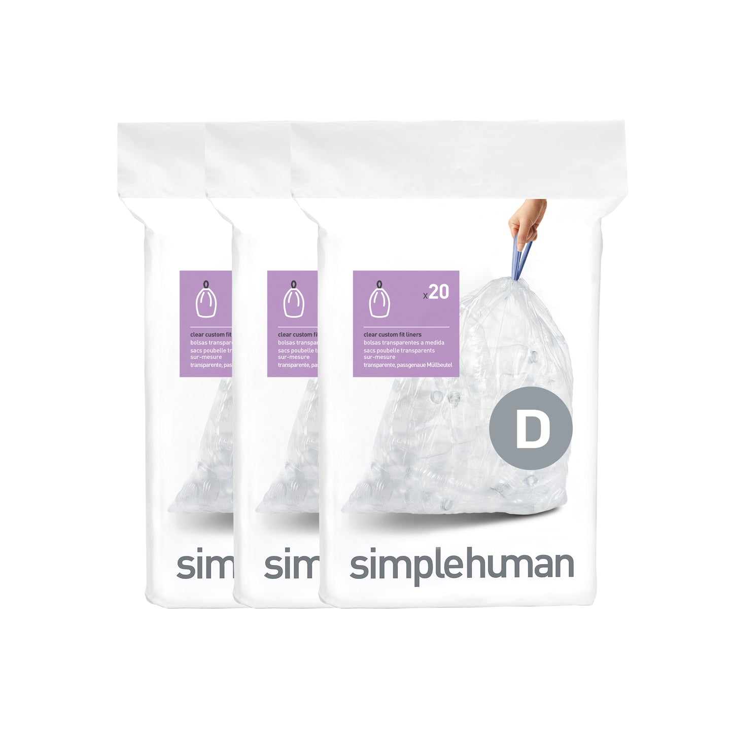 Code D Clear Recycling Custom Fit Liners