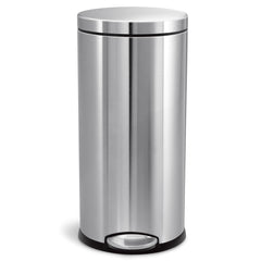 30 litre, round pedal bin