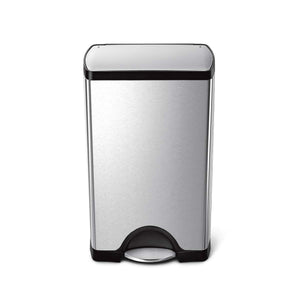 38 litre, rectangular pedal bin