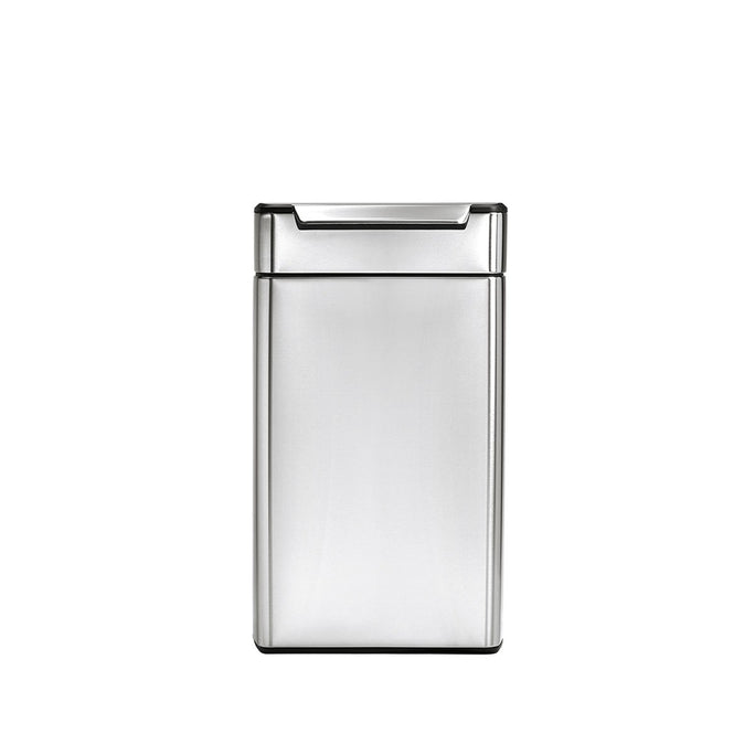 40 litre, rectangular touch-bar bin