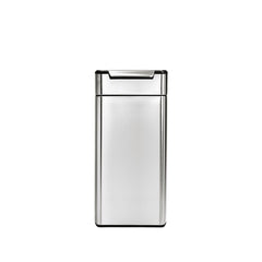 30 litre, rectangular touch-bar bin