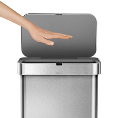 Simplehuman's subservient smart bin opens when you tell it to