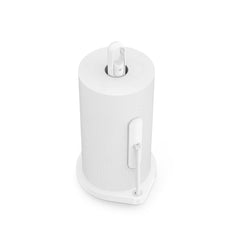 paper towel holder with spray