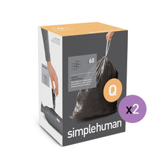 simplehuman code Q odorsorb custom fit liners