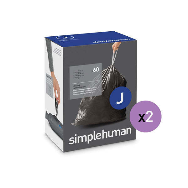 simplehuman code J odorsorb custom fit liners